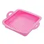 Форма квадратна силіконова для випікання кексів, тортів, пирогів та тістечок 18х18 см, A-plus Рожевий 85740 - мініатюра 6