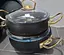 Набір каструль Casa Royal Gold Beaty G-UKR2020 із покриттям Bio Granit Чорний - мініатюра 7