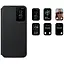 Оригинальный чехол-книжка Samsung S-View Clear View Cover для Galaxy S22 Plus (6.6") Черный EF-ZS906CBEGRU - миниатюра 4