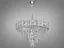 Перлина колекції 2024, новинка, срібна кришталева люстра на 19 ламп - мініатюра 2