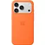 Чохол Silicone Case with Button, Animation, MagSafe для Apple iPhone 17 Pro Orange ААА (149944) - мініатюра 1