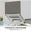 Подставка для ноутбука, планшета OfficePro LS-610S Alloy Aluminum Silver - миниатюра 12