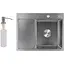 Кухонная мойка Lidz Handmade 3.0/1.0 мм H6350L LDH6350BRUL45588 - миниатюра 1