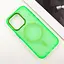 Чехол Epik TPU+PC Lily with MagSafe для Apple iPhone 13 Pro Max 6.7 Neon Green - миниатюра 3