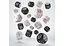 Набор кубиков Crosshairs Compact D6: Black&Pearl (20 шт.) (STCA05) - миниатюра 2