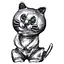 Брошь Кот (494693235) - миниатюра 1