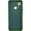 Чохол TPU Getman Liquid Silk Full Camera для Xiaomi Redmi 10C Зелений / Dark green - мініатюра 2