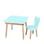 Дитячий стіл 04-025B-DESK, зі стільчиком, блакитний - мініатюра 1