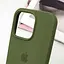 Чохол Silicone Case Full Protective (AA) для Apple iPhone 15 Pro Max (6.7) Зелений / Dark Olive - мініатюра 4
