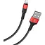Кабель Hoco X26 Xpress Lightning 1m black red - мініатюра 2