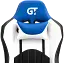 Геймерське крісло GT Racer чорне з синім та білим (X-5813 Black/Blue/White) - мініатюра 12