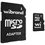 Карта памяти Wibrand microSDHC, 32Gb, Class10 UHS-I U1, адаптер SD (WICDHU1/32GB-A) - миниатюра 1