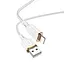 Кабель Hoco X95 Goldentop - USB - Lightning charging data cable 1 м белый - миниатюра 1