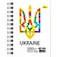 Блокнот А6 "Патріотичний" АП-1903-1, 40 аркушів, пружина збоку - мініатюра 1