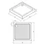 Душевой поддон Imprese 90x90x15 см квадратный,в комплекте с сифоном s0949090S белый - миниатюра 2