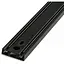 Магнітний шинопровід трековий накладний Videx FTS20B 2м чорний - мініатюра 1