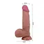 Фалоімітатор Baile Sliding Skin Bendable 8.5'' 21.8 см коричневий - мініатюра 10