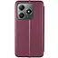 Кожаный чехол-книжка Epik Classy для Realme Note 50 5G Бордовый - миниатюра 3