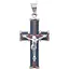 Золотой крестик Tango с каучуком. Распятие Христа. 940011 - миниатюра 1