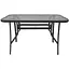 Стол садовый Kontrast Majorka black 120 x 70 x 70 см - миниатюра 1