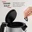 Tefal Электрочайник Glass Kettle 1.7л, стекло, с подсветкой, черно-серебряный - миниатюра 8