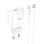 Адаптер Сетевой HOCO Type-C to Lightning Cable Metro single port charger set C94A |1Type-C, 20W/3A, PD/QC| - мініатюра 3