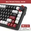 Клавіатура MageGee MK-Star 75 Yellow Switch White/Black/Red (6971969727236-UA) [159846] - мініатюра 6