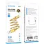 Дата кабель Borofone BX108 Start silicone USB to Type-C 3A (1m) Gold - мініатюра 4