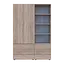 Шафа для одягу Doros Гелар Дуб сонома 2ДСП з пеналом 137.5х49.5х203.4 (42005180) - мініатюра 4
