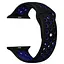 Ремінець Apple Watch Nike Sport 42/44/45/46/49 mm Чорний+Синій (8) - мініатюра 1
