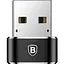Перехідник Baseus USB to USB-C Female Black (CAAOTG-01) [76681] - мініатюра 3