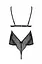 Боди Passion Amberly Body 4XL/5black ассиметричный крой кружевной лиф золотая нить 4XL/5XL - миниатюра 4