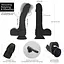 Фалоімітатор Naked Addiction – 8.6” Silicone Rotating & Thrusting Vibrating Dildo with Remote Black - мініатюра 7