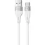 Кабель Proove Soft Silicone USB-A to USB-C 2.4A 1m White (CCSO20001202) [130628] - миниатюра 2