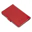 Обложка на документы кожаная на кнопке HC0035 красная - миниатюра 6