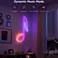Стричка свитлодиодна розумна Govee H61D3 Neon Rope Light 2, 3м, RGBIC, WI-FI/Bluetooth, билий - миниатюра 8
