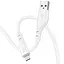 Дата кабель Hoco X97 Crystal color USB to MicroUSB (1m) White - мініатюра 2