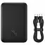 Портативний ЗП Power Bank Baseus Magnetic Mini 20W c БЗП 10000 mAh (PPCX070001) Black - мініатюра 3