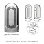 Вібромастурбатор Tenga Flip Zero Electronic Vibration White, змінна інтенсивність, розкладний - мініатюра 7