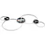 Люстра потолочная Brille светодиодная 86W WW+NW+CW BK (WBL-59C/7) - миниатюра 5