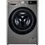 Стиральная машина LG фронтальная 7 кг 1200 A+++ 48 см дисплей пара инвертор серебристый - миниатюра 1