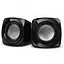 Колонки 2.0 REAL-EL S-20 черный, 2 x 3 Вт, пластиковый корпус, питание от USB - миниатюра 1