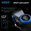 Машинка для стрижки VGR V-001 Blue (10 насадок) 4600 mAh LED дисплей - мініатюра 5