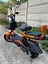 Електроскутер Двомісний Crosser CR1 (800W, 60V, 24ah графенові АБК) Помаранчевий - мініатюра 6