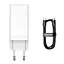 Сетевое зарядное устройство Baseus GaN3 Pro Fast Charger 2C+U на 65W (CCGP050102) блок белый - мініатюра 4
