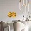 Дзеркальний декор Wall Sticker SW-00002515 акриловий самоклеючий 80х70 мм 12 шт. золото - мініатюра 5