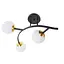 Люстра потолочная Brille в спальню Е27 60W BK/WH (BR-01 644C/3) - миниатюра 1