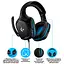 Комп'ютерна гарнітура Logitech G432 7.1 Surround Sound Black/Blue (981-000770) - мініатюра 6