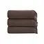 Полотенце Lotus Home Rius dark brown темно-коричневое 90х170 см (svt-2000022346658) - миниатюра 3
