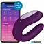 Смарт-вібратор для пар Satisfyer Double Joy Violet - мініатюра 4